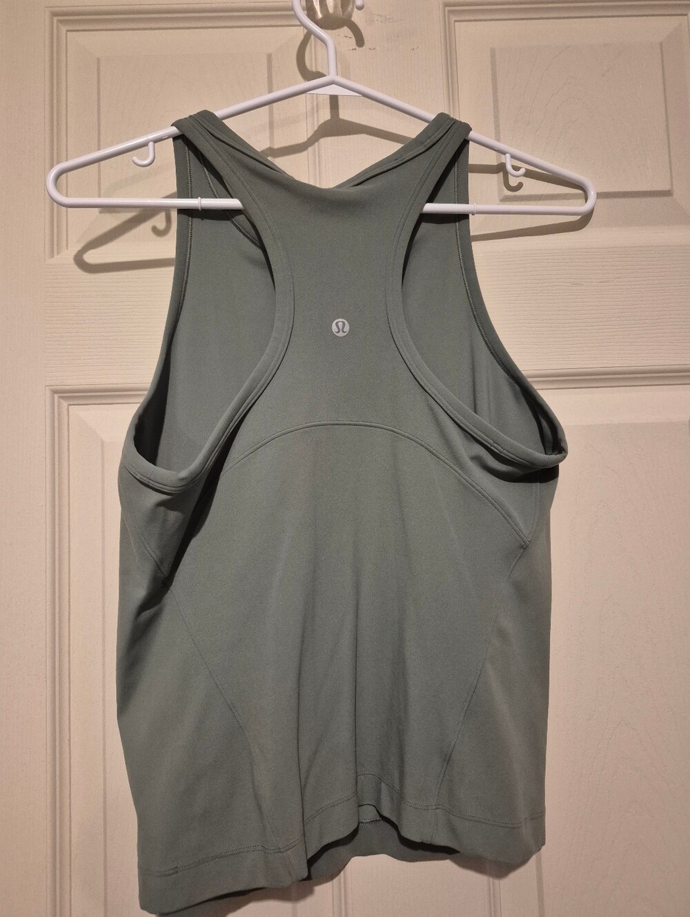🍋 Lululemon Align Waist-Length Racerback Tank Top, Grey Eucalyptus Size 10